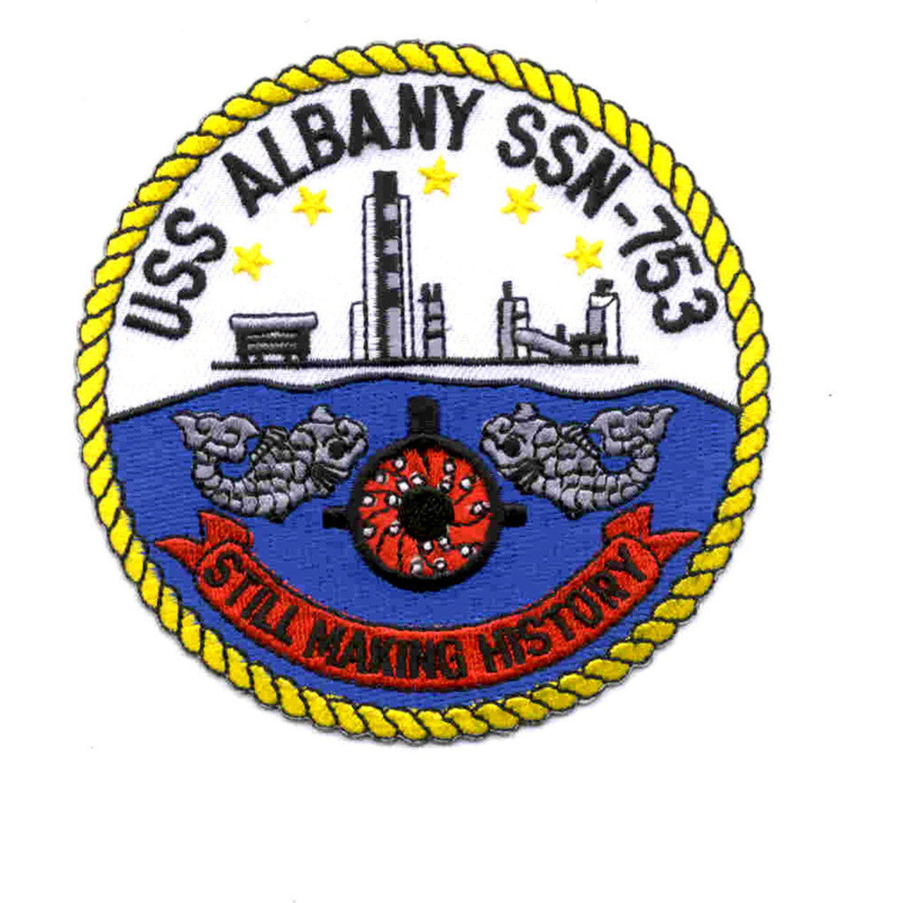 USS ALBANY SSN 753 STICKER / DECAL