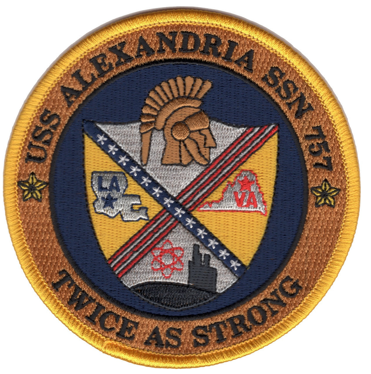 USS ALEXANDRIA SSN 757 STICKER / DECAL