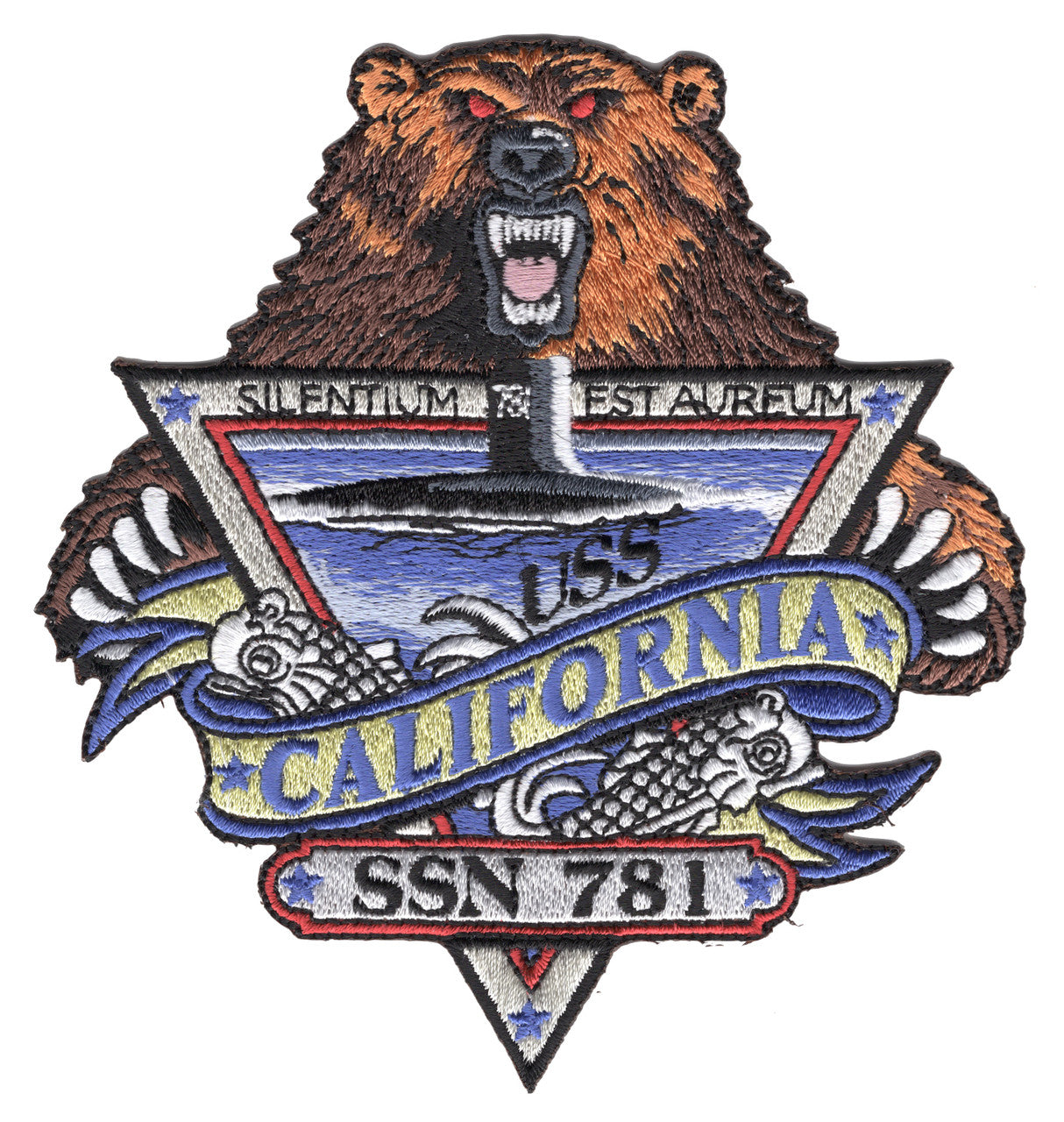 USS CALIFORNIA SSN 781 PATCH