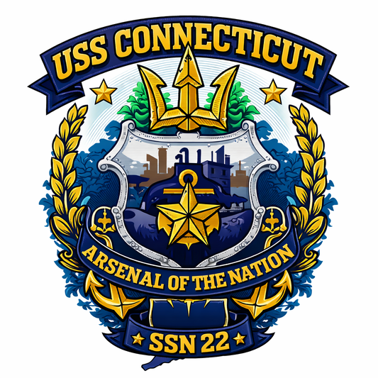USS  Connecticut SSN 22  DECAL / STICKER