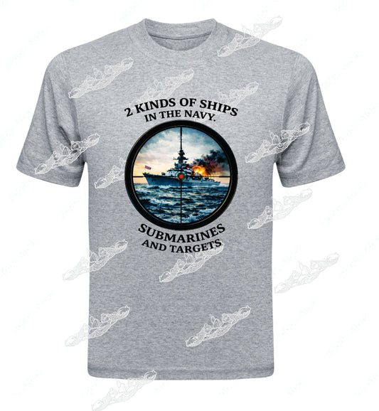 2 Kinds of Ships In the Navy - Submarines & Targets Scope : Clothing