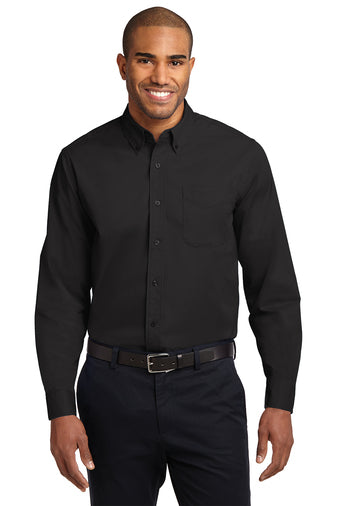 Woven LONG sleeve button Down Shirt,