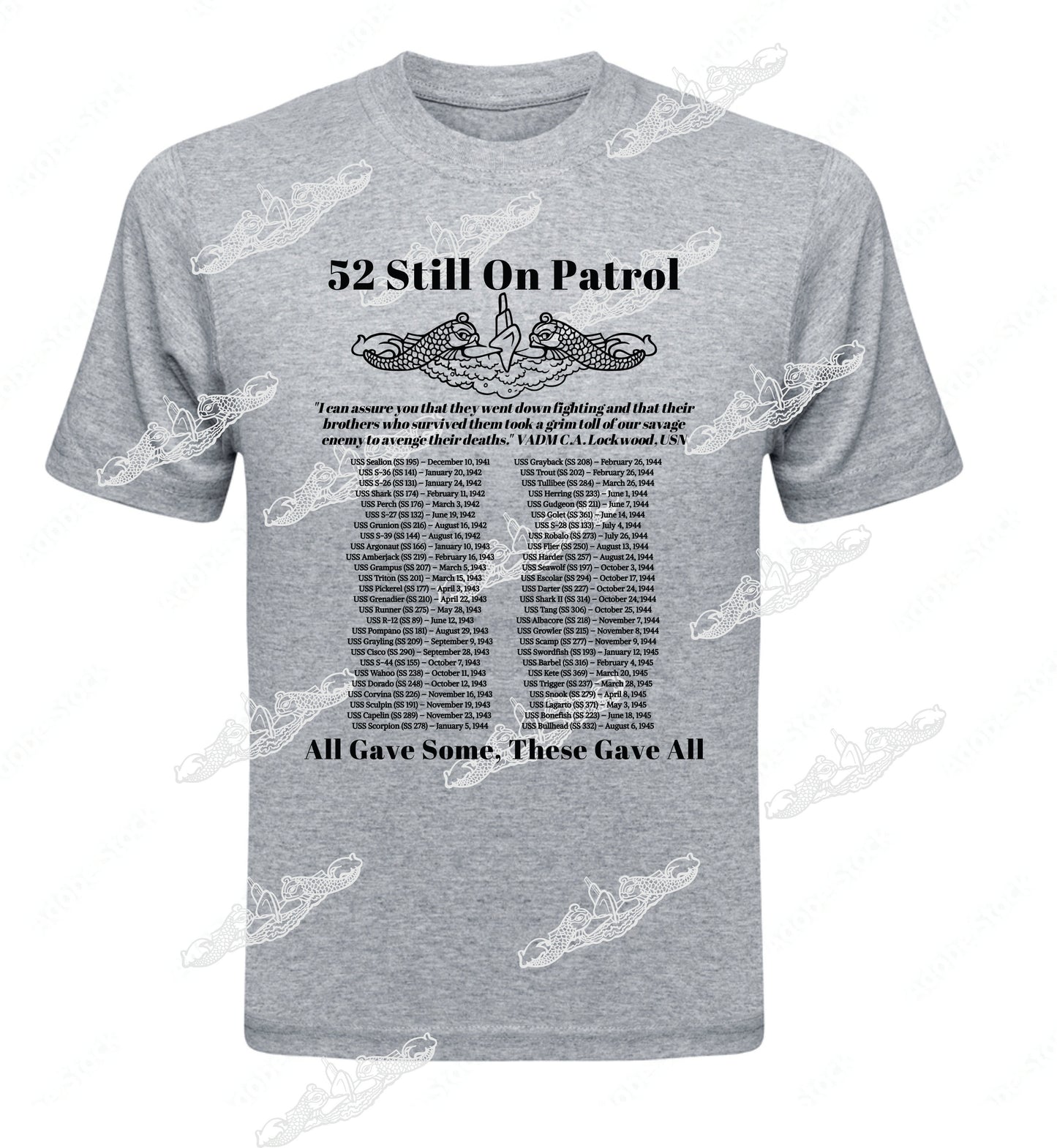 52 Still On Patrol :  Clothing