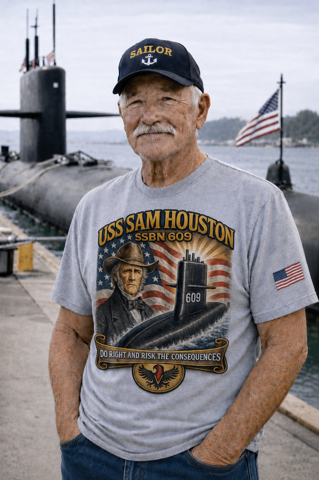 USS Sam Houston SSBN 609 Clothing