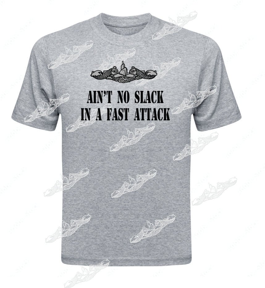 Ain't No Slack in Fast Attack TEXT & Dolphin :   Clothing