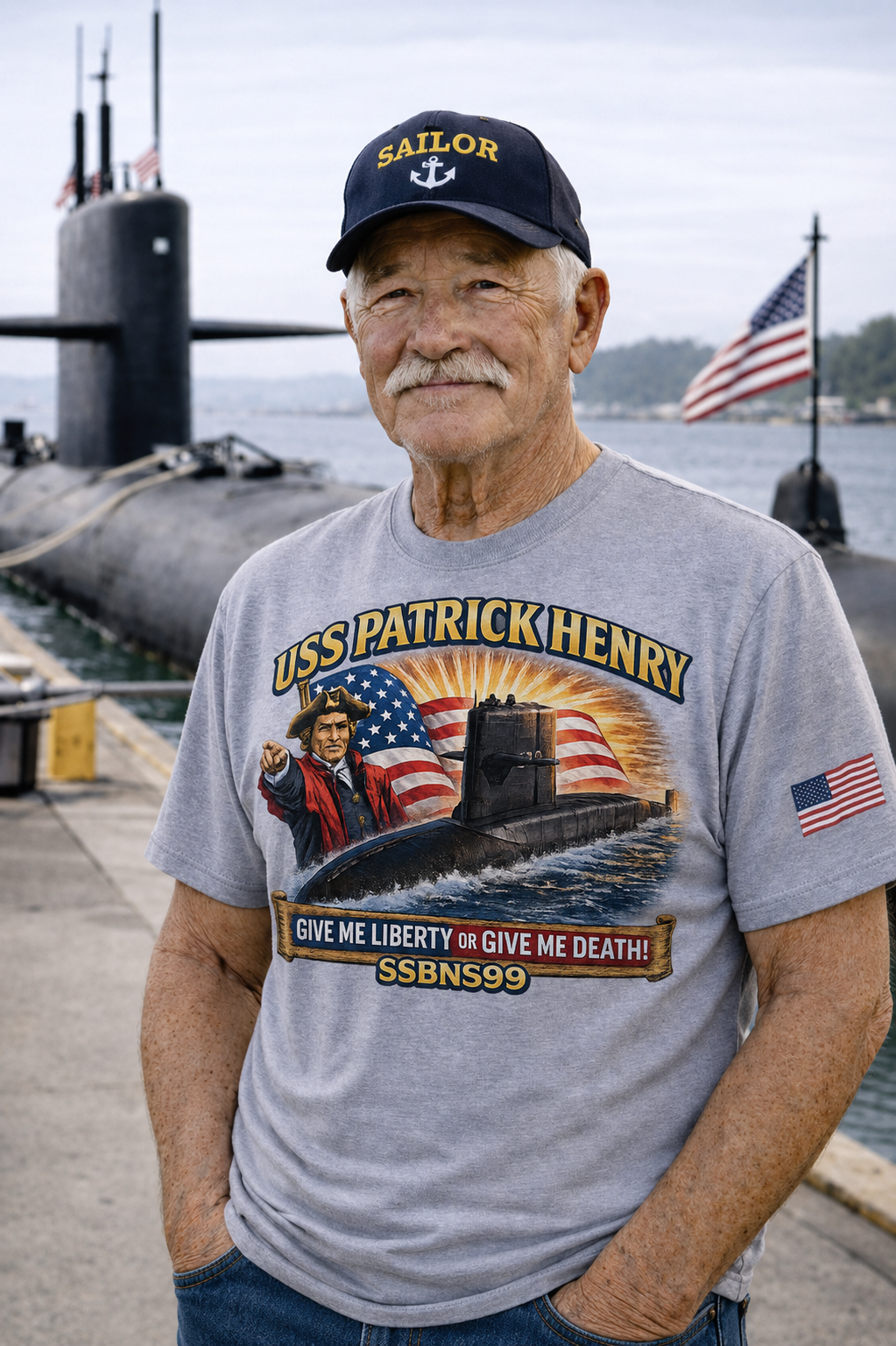 USS PATRICK HENRY SSBN 599 Clothing
