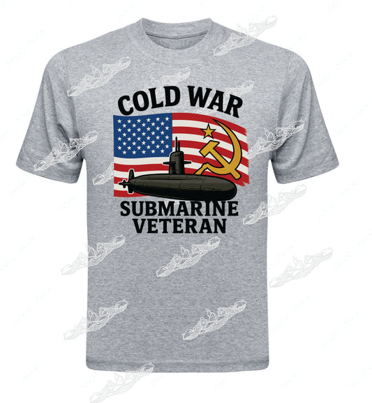 COLD WAR American Flag, Sickle & Submarine  : Clothing