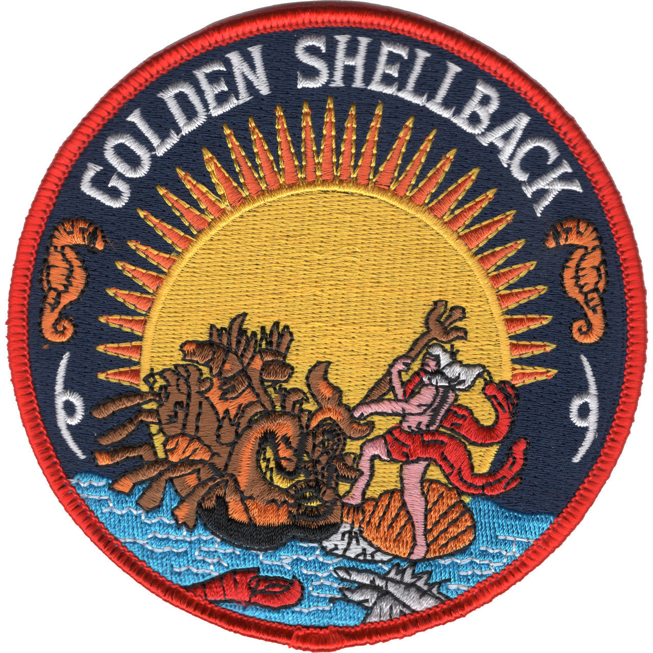 Golden Shellback DECAL/STICKER