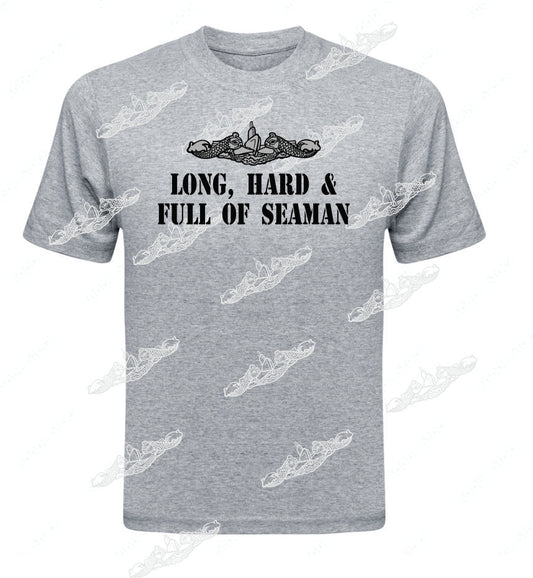 Long, Hard and Full Of Seaman TEXT and Dolphins Clothing