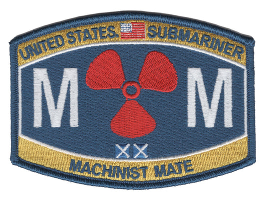 RATING MACHINIST MATE MM PATCH