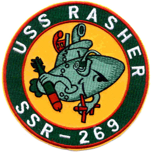 USS RASHER SSR 269 PATCH