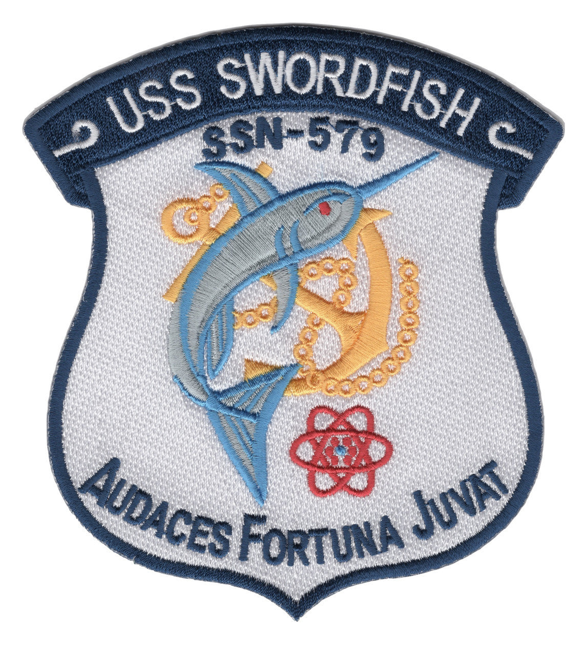 USS SWORDFISH SSN 579 PATCH