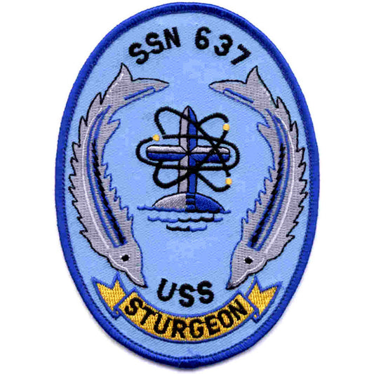 USS STURGEON SSN 637 PATCH