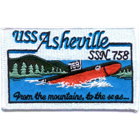 USS ASHEVILLE SSN 758 PATCH