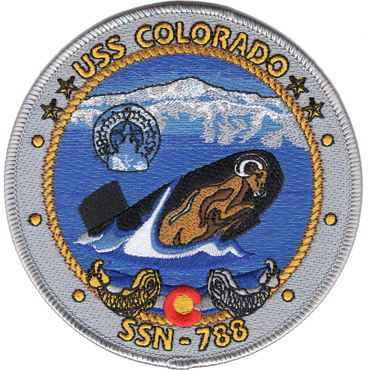 USS COLORADO SSN 788 PATCH