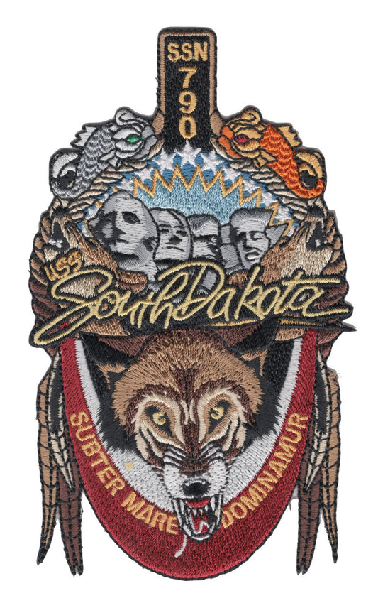 USS SOUTH DAKOTA SSN 790  PATCH