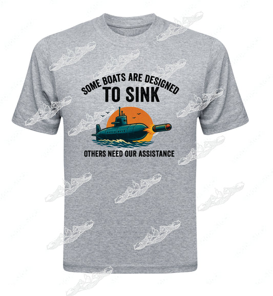 Some Boats Are Designed To Sink SUBMARINE SUNET & Torpedo : Clothing