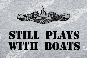 Still Plays With Boats TEXT & Dolphins  : Clothing