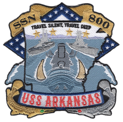 USS Arkansas SSN 800 Patch