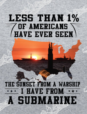 Less Than 1% Sunset from a Submarine : Clothing
