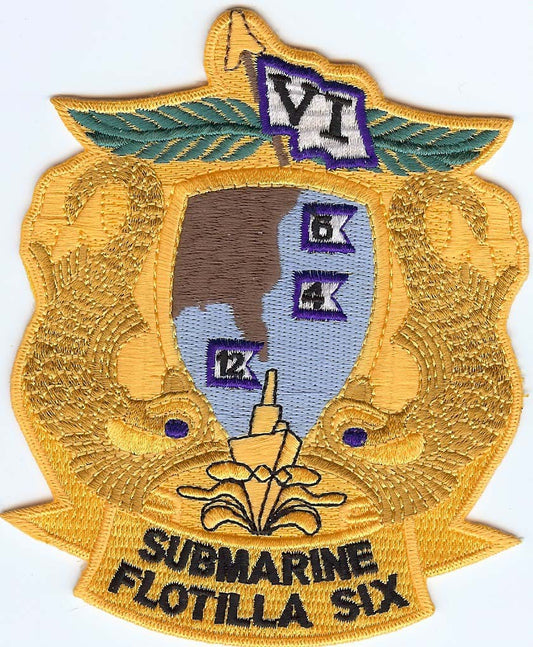 Submarine Flotilla Six 6 Patch