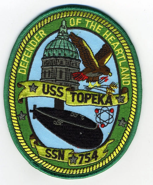 USS TOPEKA SSN 754 PATCH