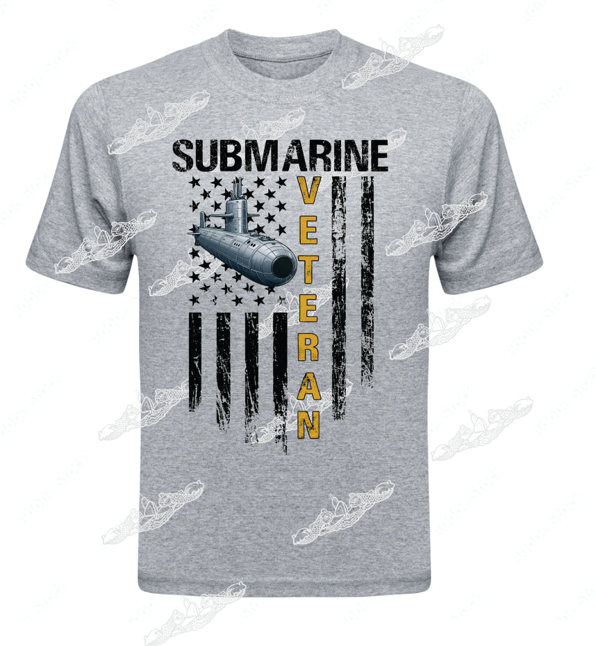 Vertical Flag & Submarine & Veteran Clothing