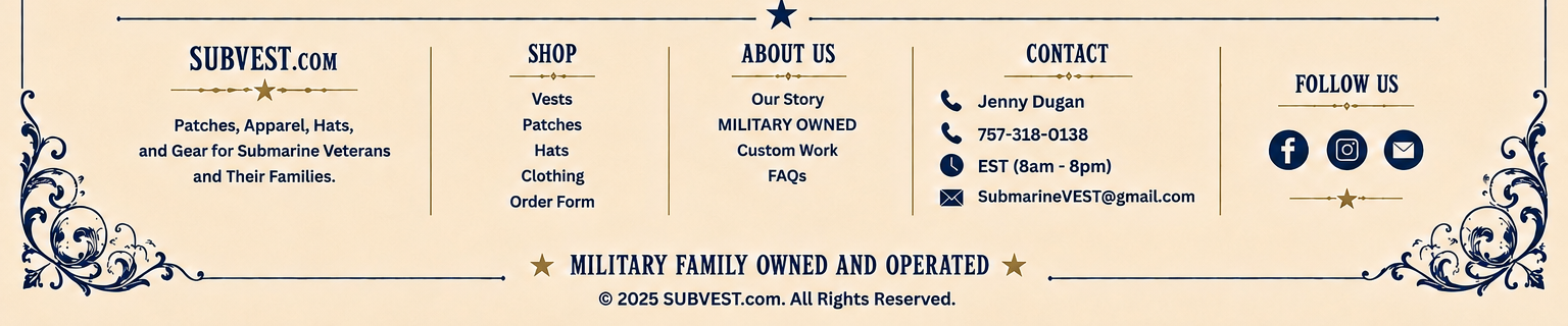 SUBVEST About Us footer artwork