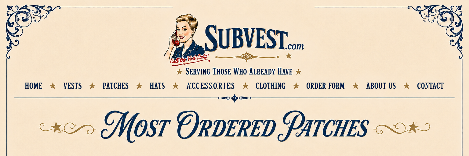 SUBVEST Most Ordered Patches