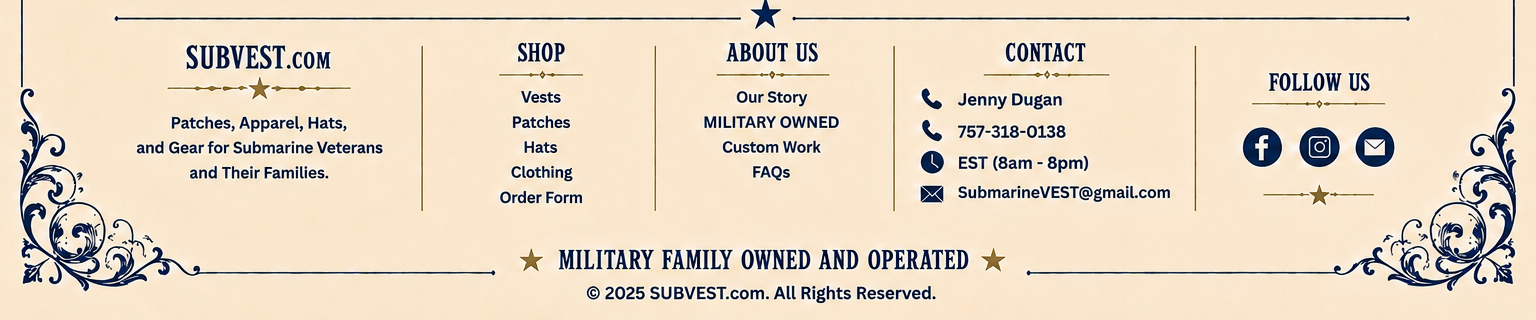 SUBVEST Order Form footer artwork