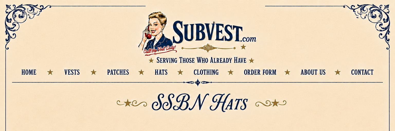 SUBVEST SSBN Hats