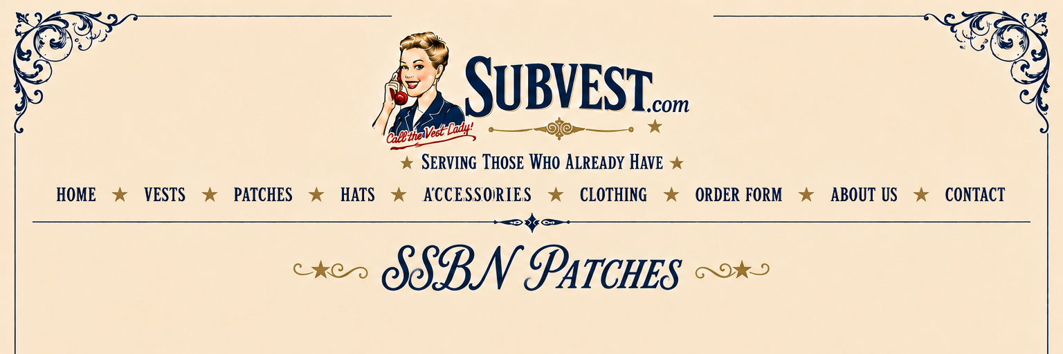 SUBVEST SSBN Patches