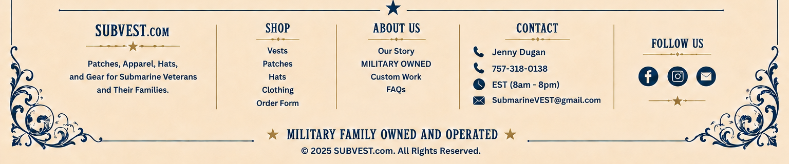 SUBVEST Vests footer artwork